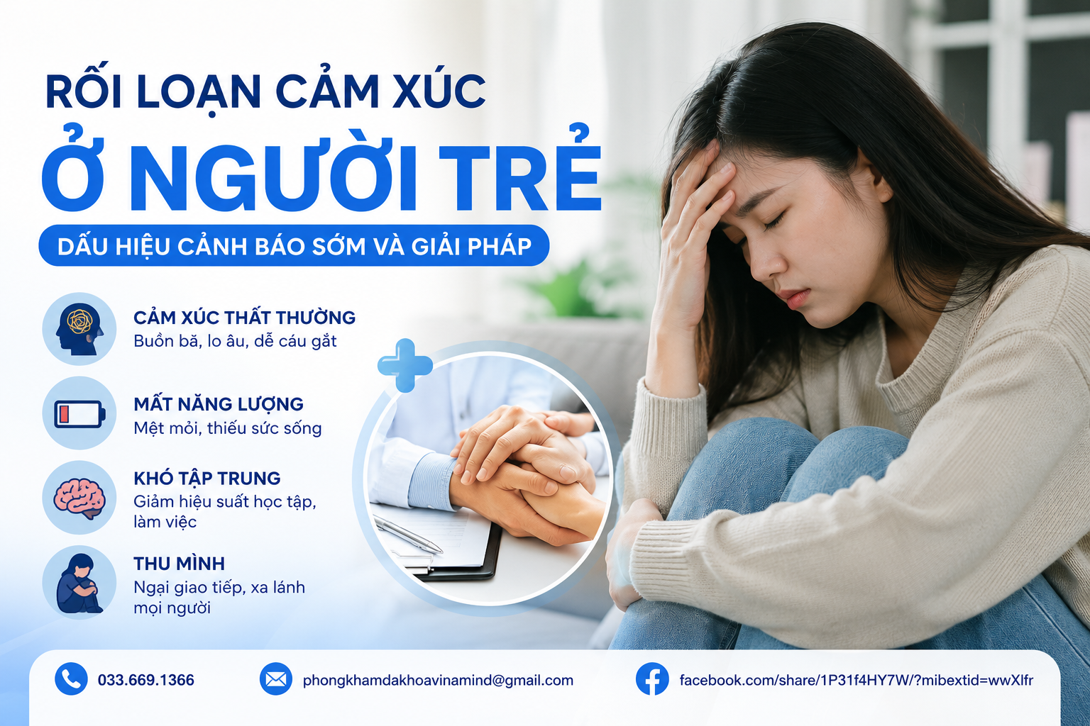 Rối loạn cảm xúc ở người trẻ: Dấu hiệu cảnh báo sớm và giải pháp