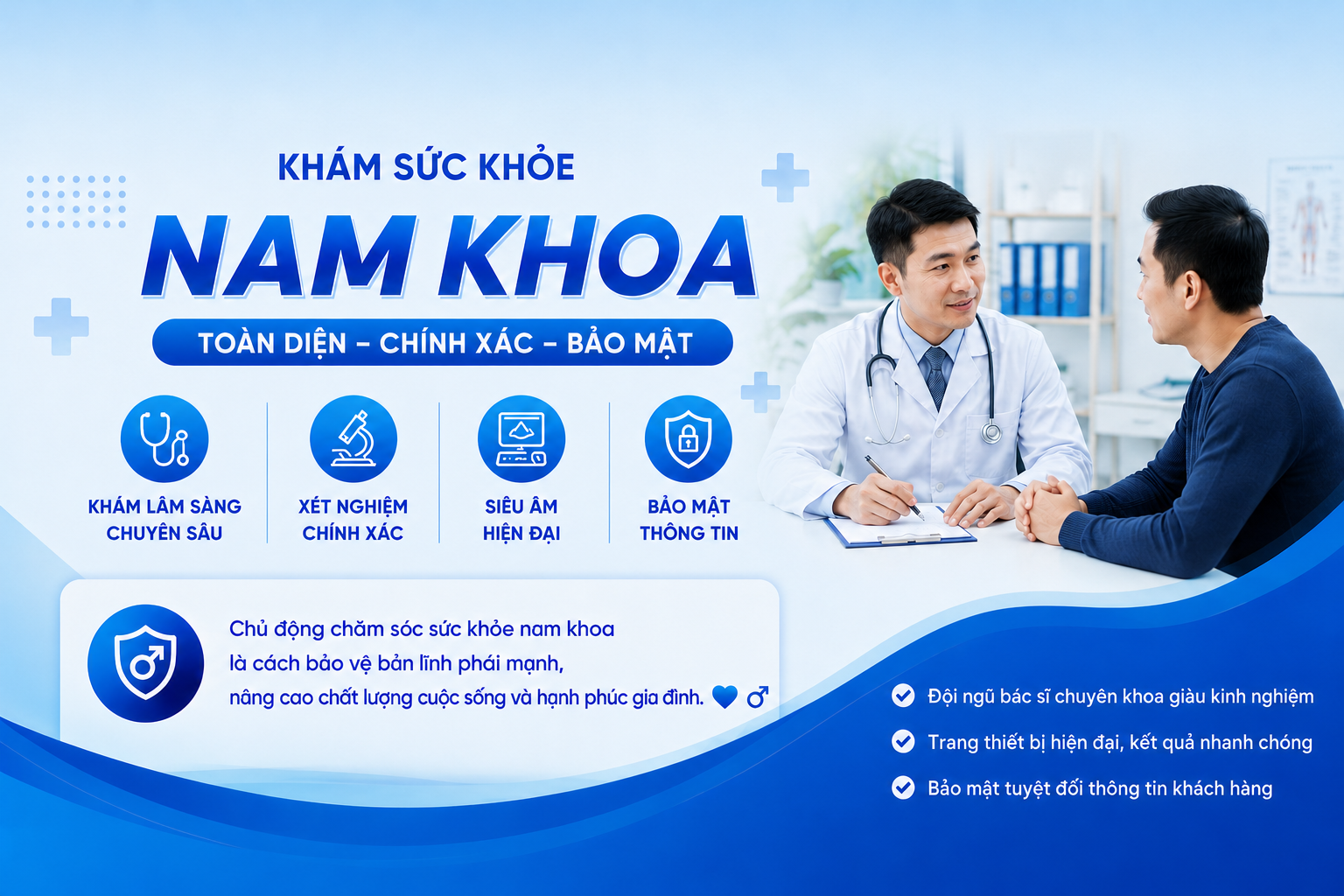 Chăm Sóc Nam Khoa Toàn Diện Cho Nam Giới